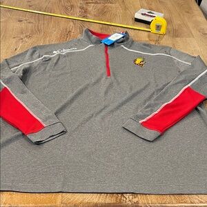 Columbia Gray and Red zip up… Ferris State Bulldogs